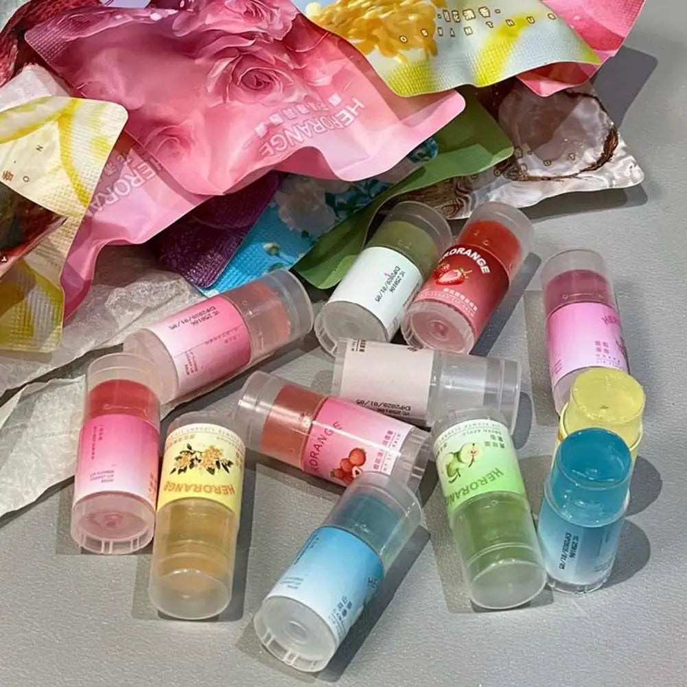 Moisturizing Lip Balm — Natural Plant Hydrating, Anti-Dryness & Fruity Jelly Daily Lip Care BeautyBond