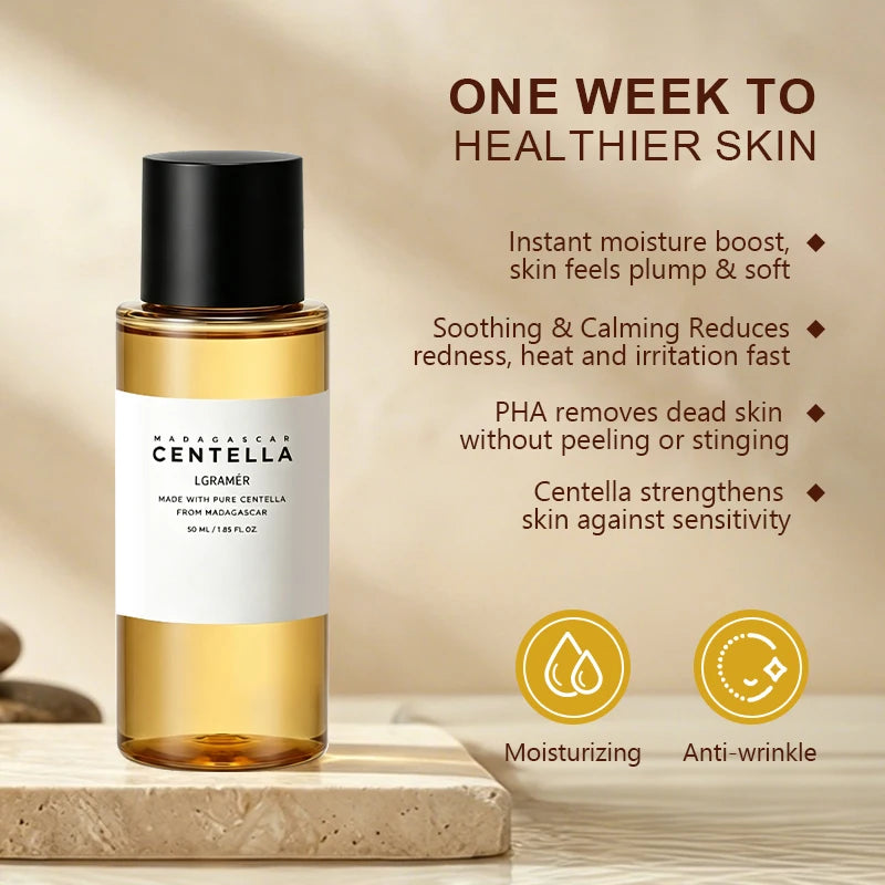 7.10 fl.oz, 30/50ml Centella Toning Toner , Face Toner  Hyaluronic Acid for Hydrating, Soothing,PHA Exfoliator, Korean Skin Care BeautyBond