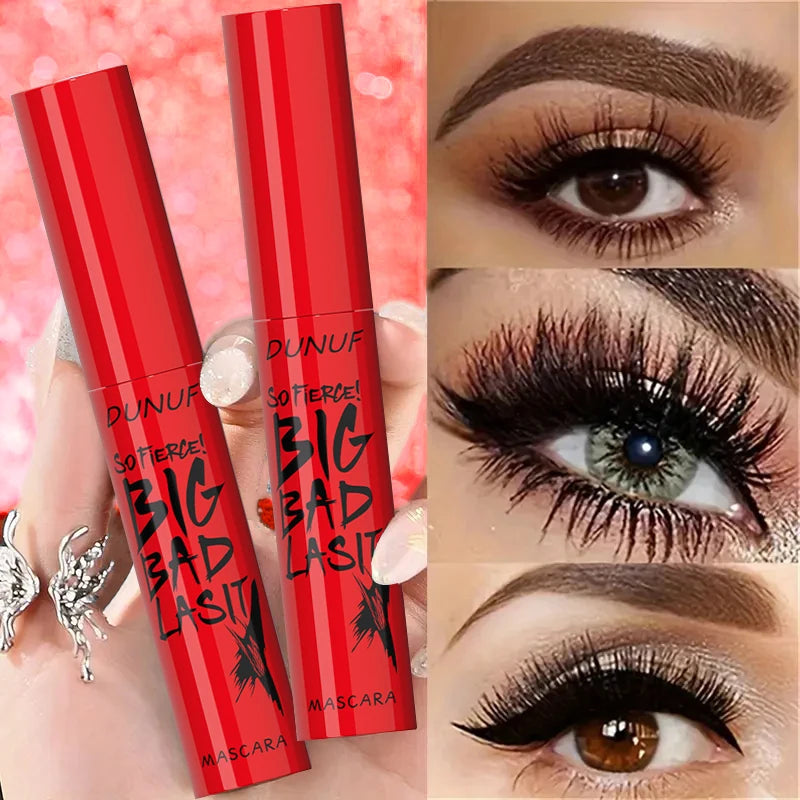 DUNUF 1 Pcs Long Lasting Mascara Thin Thick Waterproof Curl does not Easily Stain Sweat-proof and Non-smudging Beginner Friendly BeautyBond