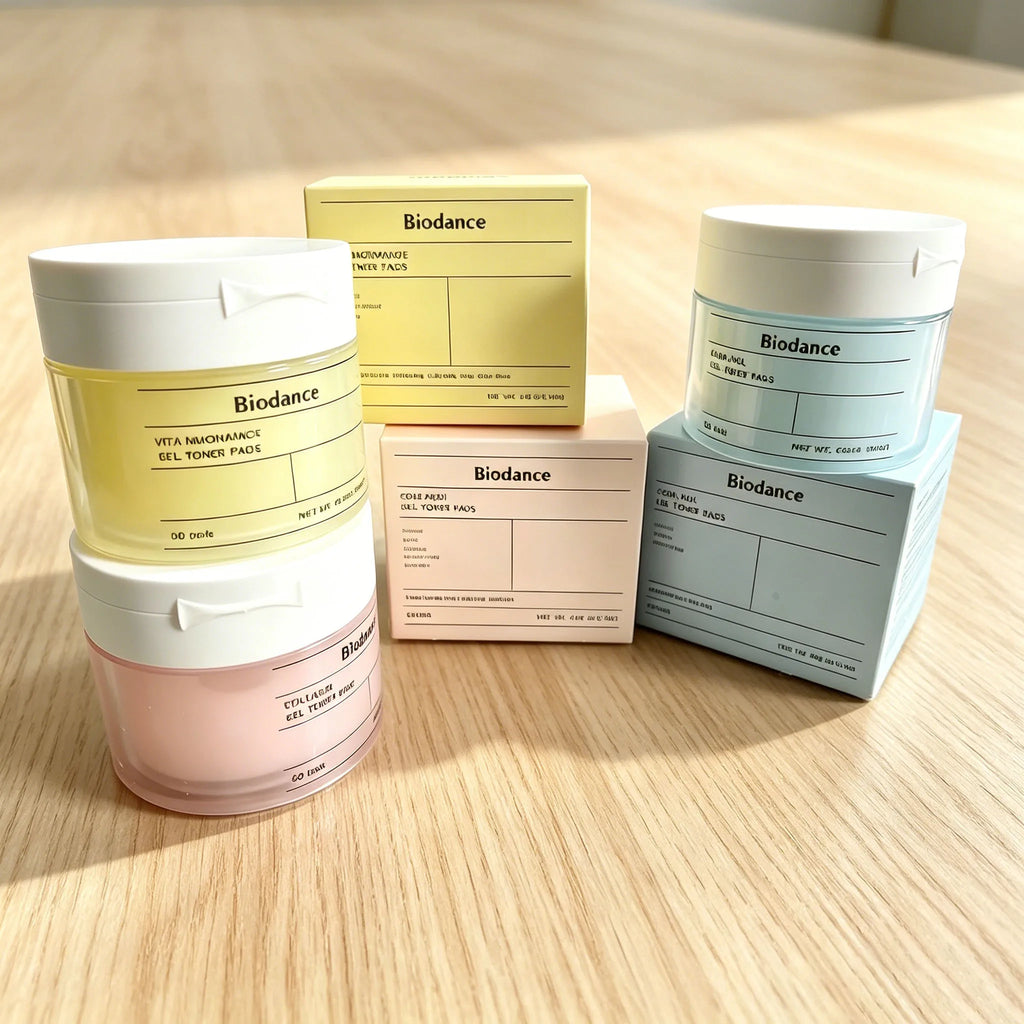 Biodance Gel Toner Pads & Ampoule Serum Deeply Moisturize Improve Skin Hydration Firming Gel Toner Pads Whitening Care Skin Care BeautyBond