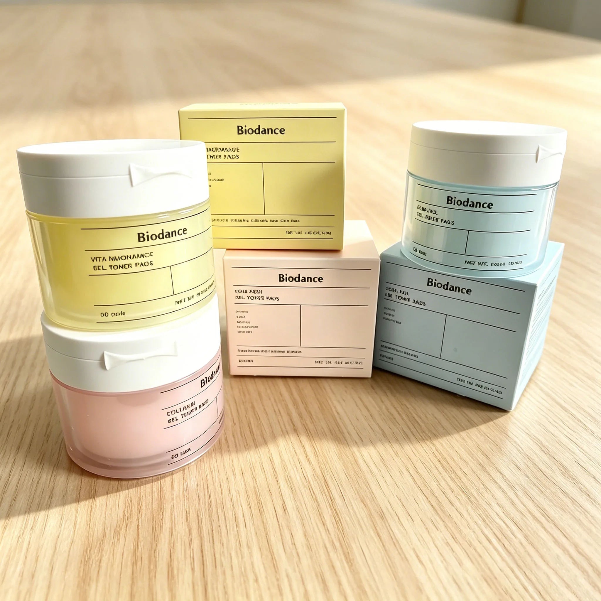 Biodance Gel Toner Pads & Ampoule Serum Deeply Moisturize Improve Skin Hydration Firming Gel Toner Pads Whitening Care Skin Care BeautyBond