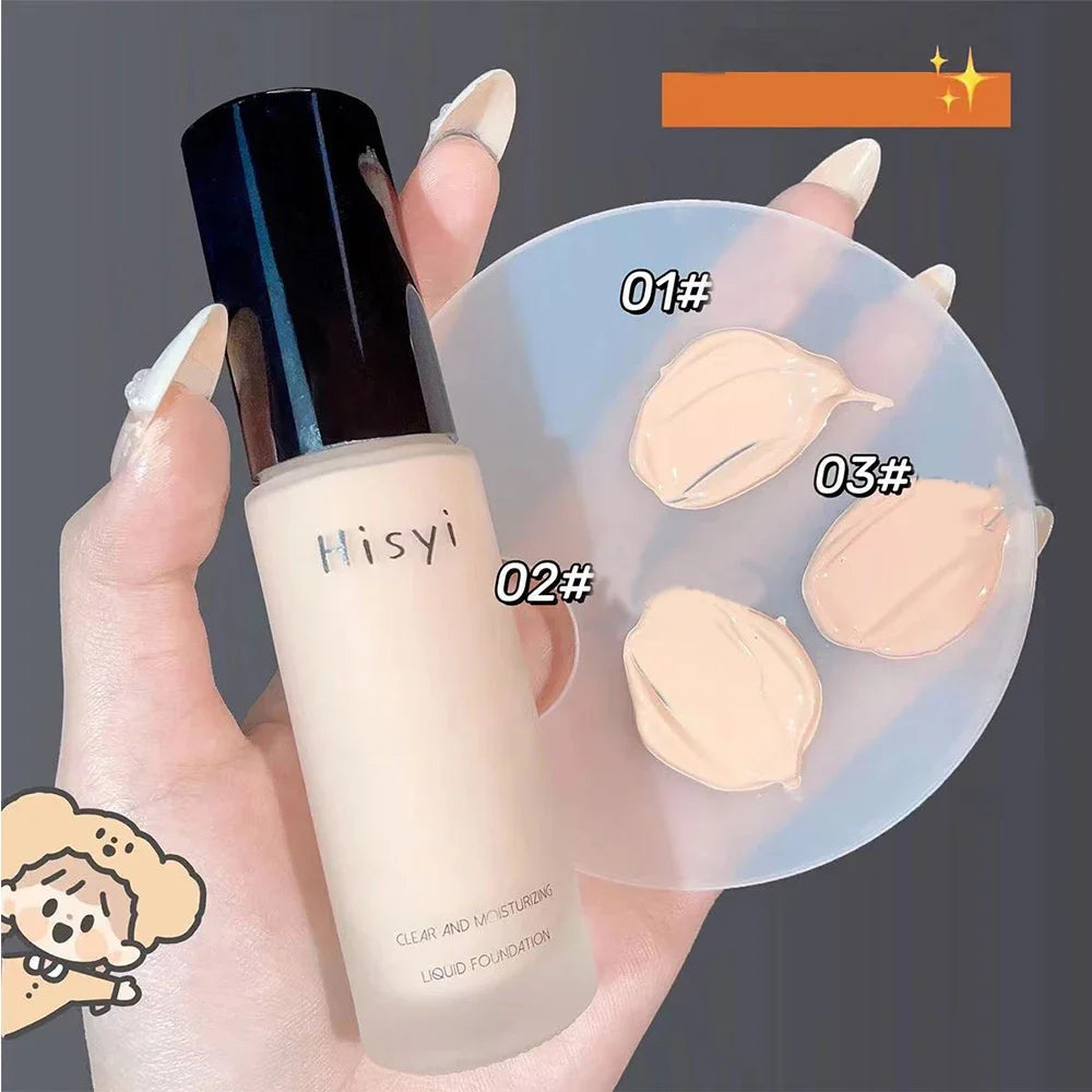 Liquid Foundation High Coverage Makeup Base Lasting Concealer BB Cream Waterproof Oil-Control Face Foundation Makeup Cosmetics BeautyBond