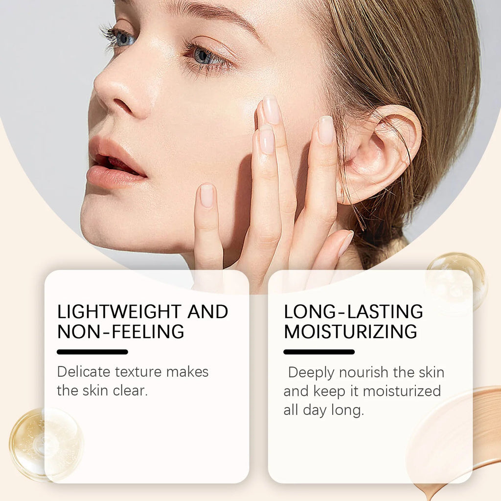 4-in-1 Foundation Liquid Soft Matte Long Lasting Hydrating Makeup Base Spf 50 Waterproof Magic Color Changing Foundation Liquid BeautyBond
