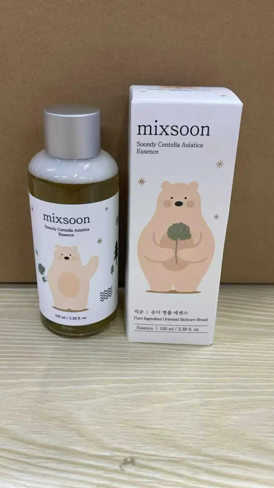 Korean Mixsoon Bean Cream Essence Sunscreen Centella Facial Cleaner Moisturizing Soothing Enhance Skin Elasticity Oil Control BeautyBond