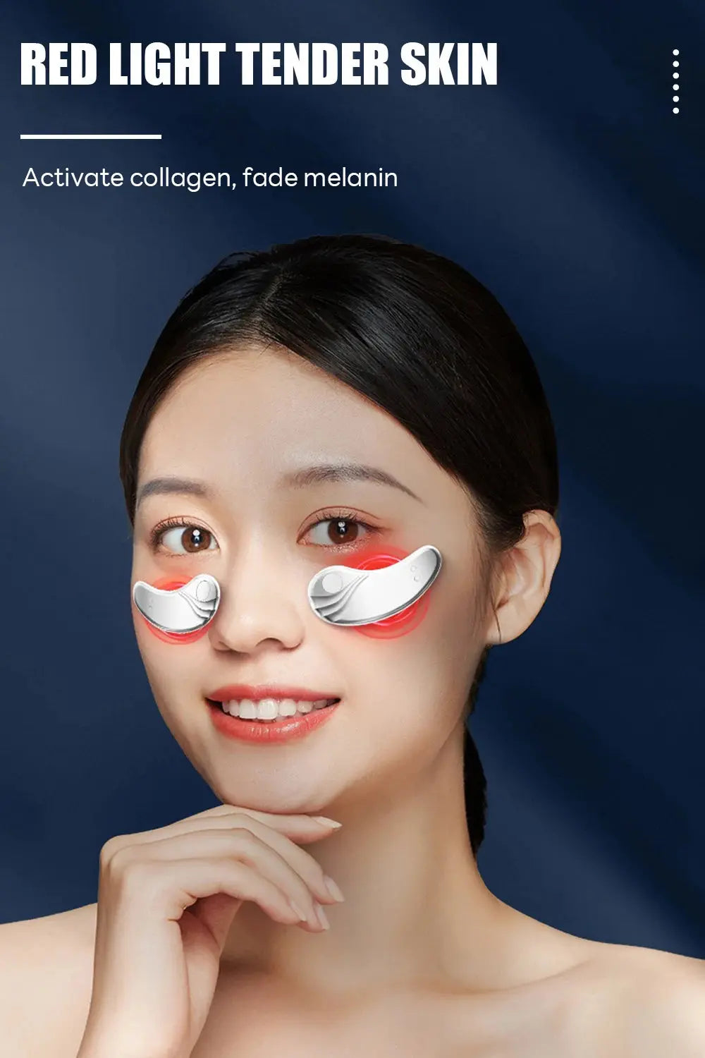 Led Red Light Eye Care Therapy EMS Pulse Micro-current Device Eye Massager To Relieve Fatigue For Treatment Under Eye Wrinkle BeautyBond