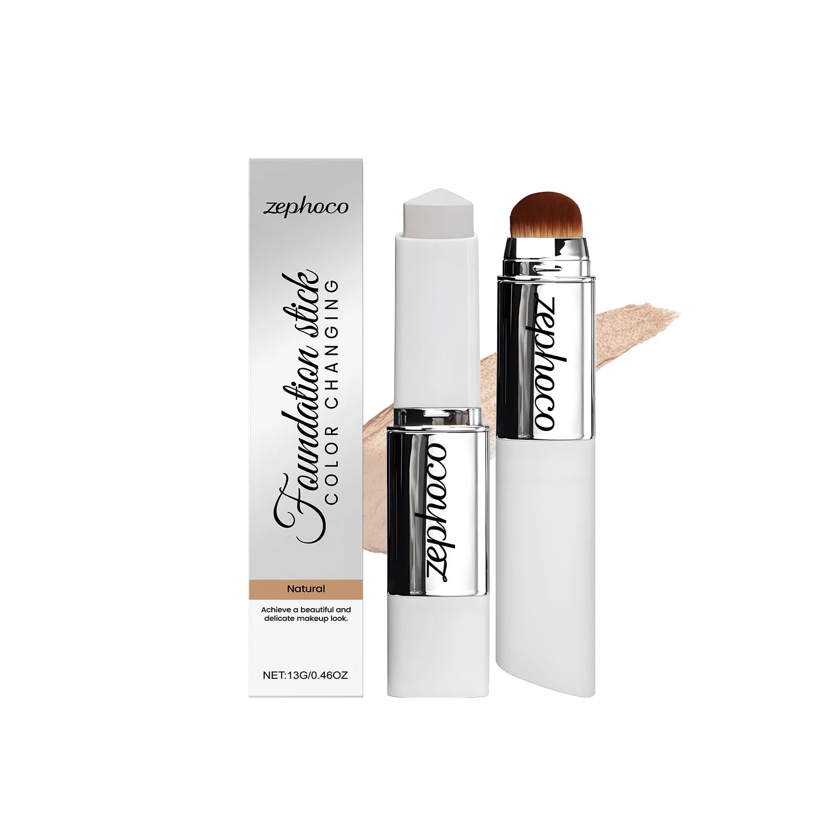 Color Changing Foundation Stick Blemish Cover Concealer Moisturizing Skin Brightening Invisible Pores High Coverage Makeup Base BeautyBond