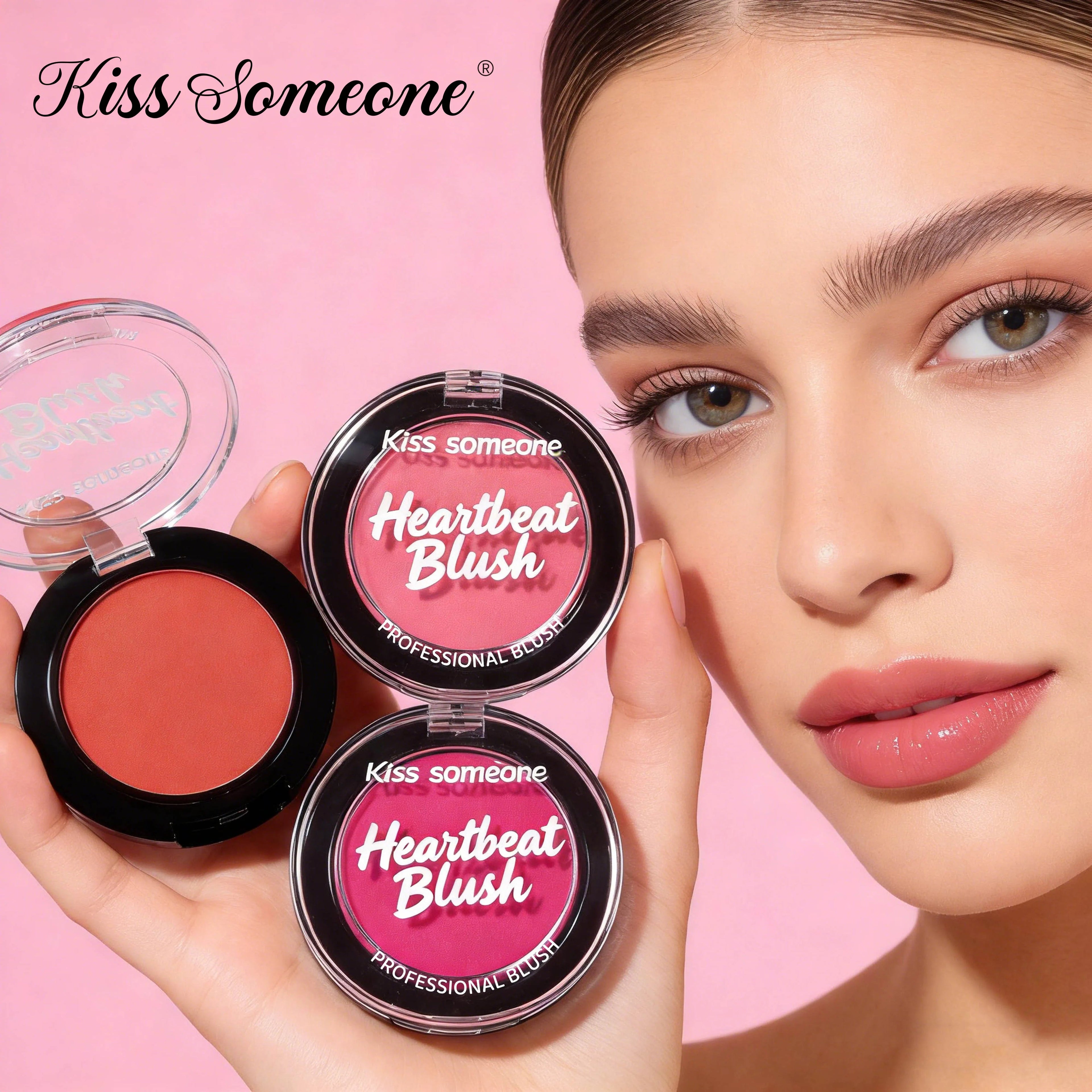 Blush for Cheeks, Matte Powder Blush Palette, Vegan, Cruelty-Free, High Pigment, Long Lasting, Buildable, Lightweight, Velvety BeautyBond