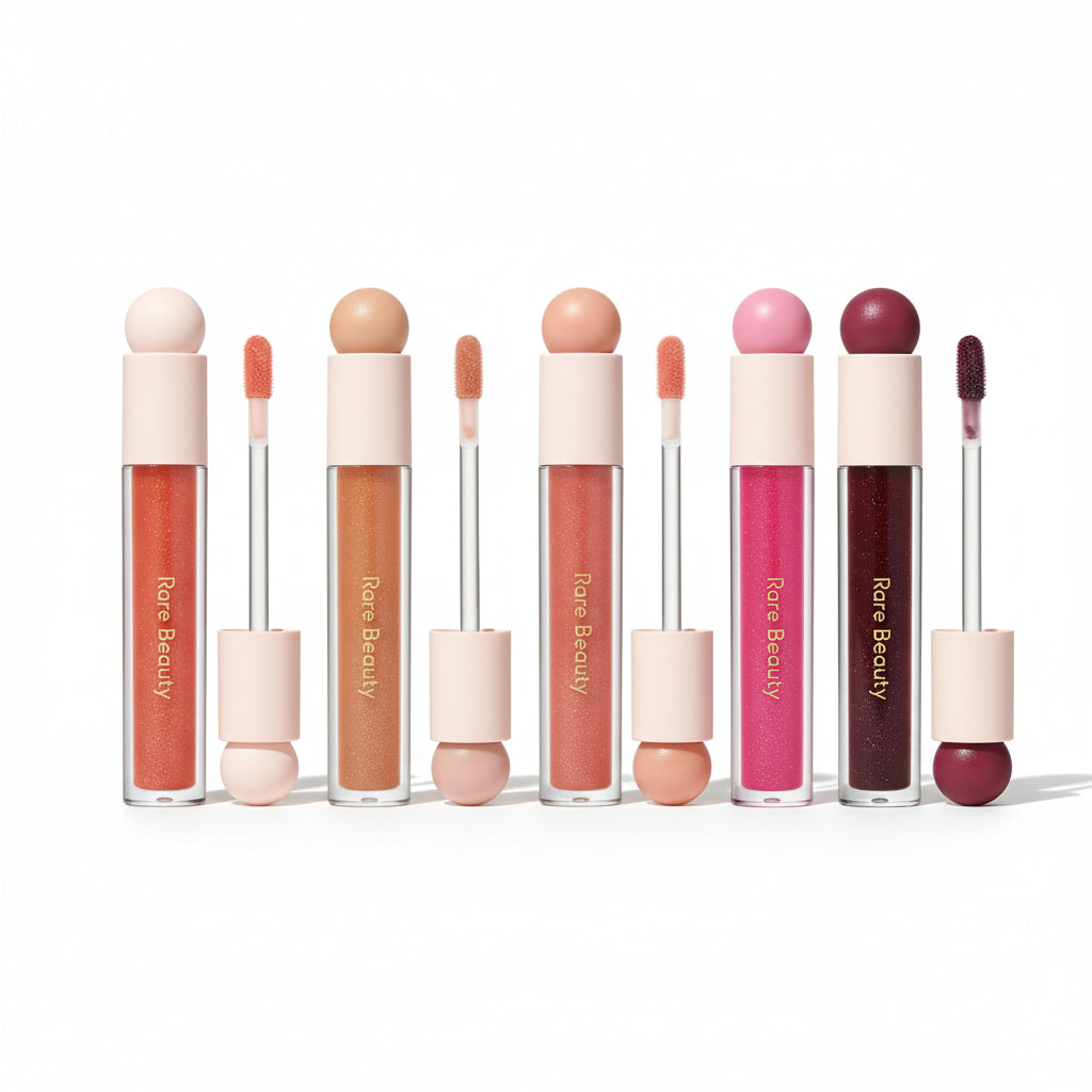 Rare Beauty 6 Color Lipstick and Lip Gloss Set – Sparkling Hydrating Lip Kit BeautyBond