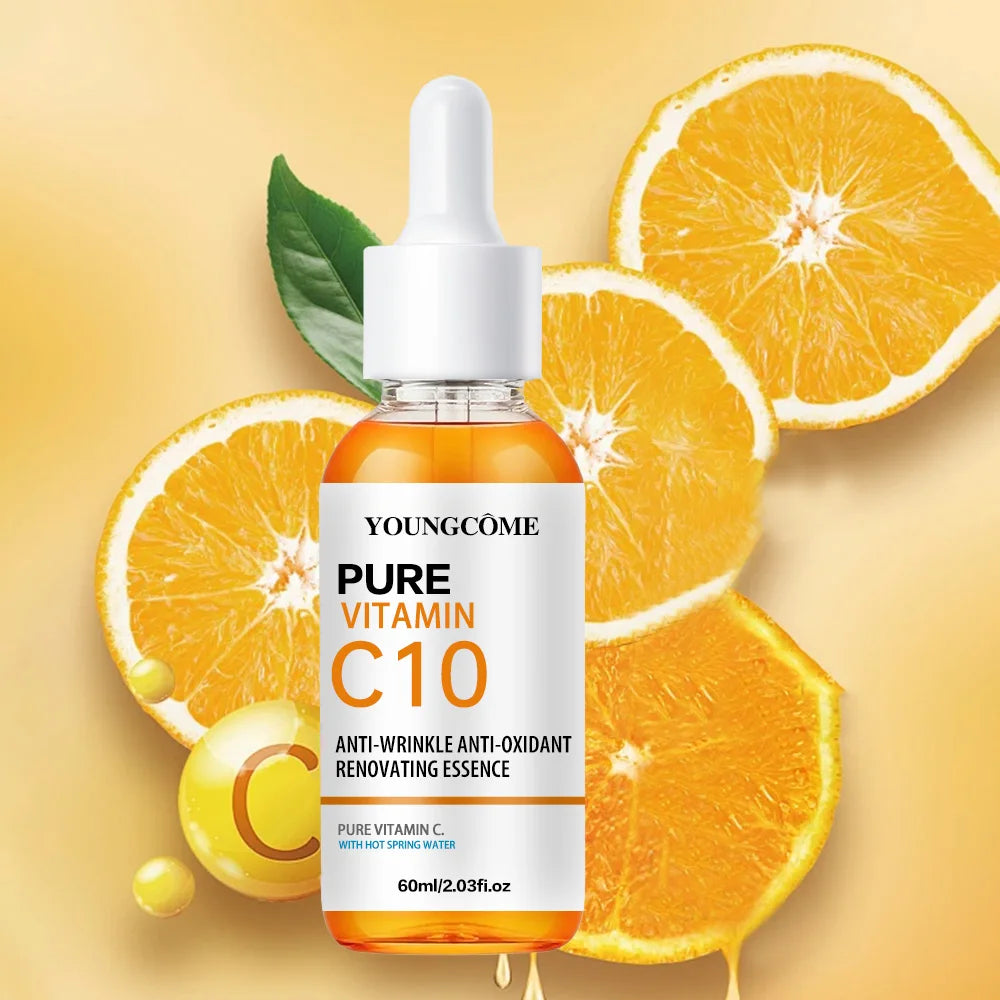 Vitamin C Facial Essence Hyaluronic Acid Dark Skin Brighten Serum Fade Fine Lines Moisturizing Repair Dull Serum Face Skin Care BeautyBond