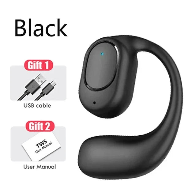 Wireless Headphones Bluetooth Headset With Microphone Bone Conduction Handsfree Noise Canceling Earphones For Driving Audifonos BeautyBond