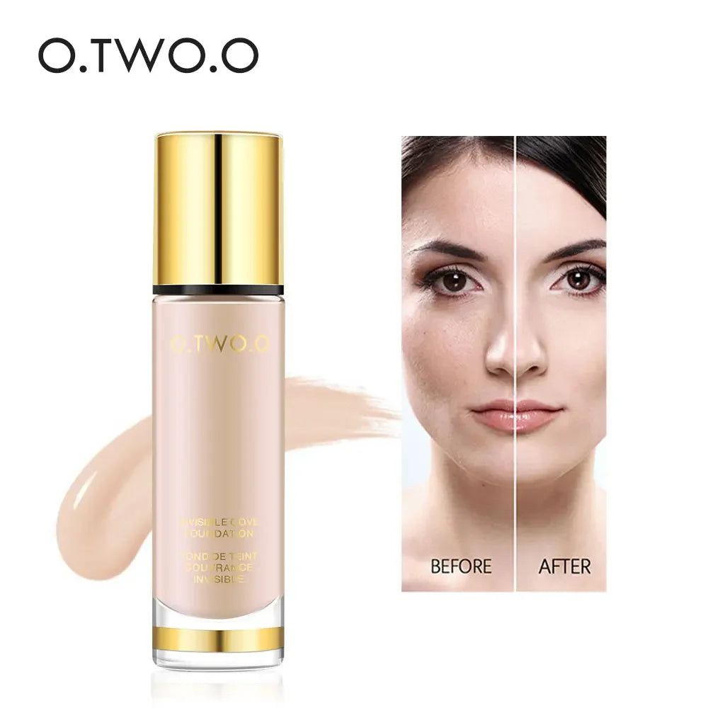 O.TWO.O Wholesale Liquid Foundation for Face Base Makeup Waterproof Face Corrector Moisturizer Face Concealer Cosmetics 8 Colors BeautyBond