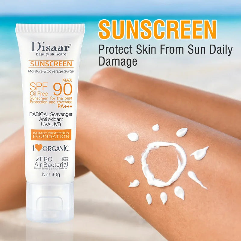 Facial Body Sunscreen Waterproof SPF 90+UV Sun Cream Sunblock Skin Protective Cream Anti Sun Facial Seaside Protection Cream BeautyBond