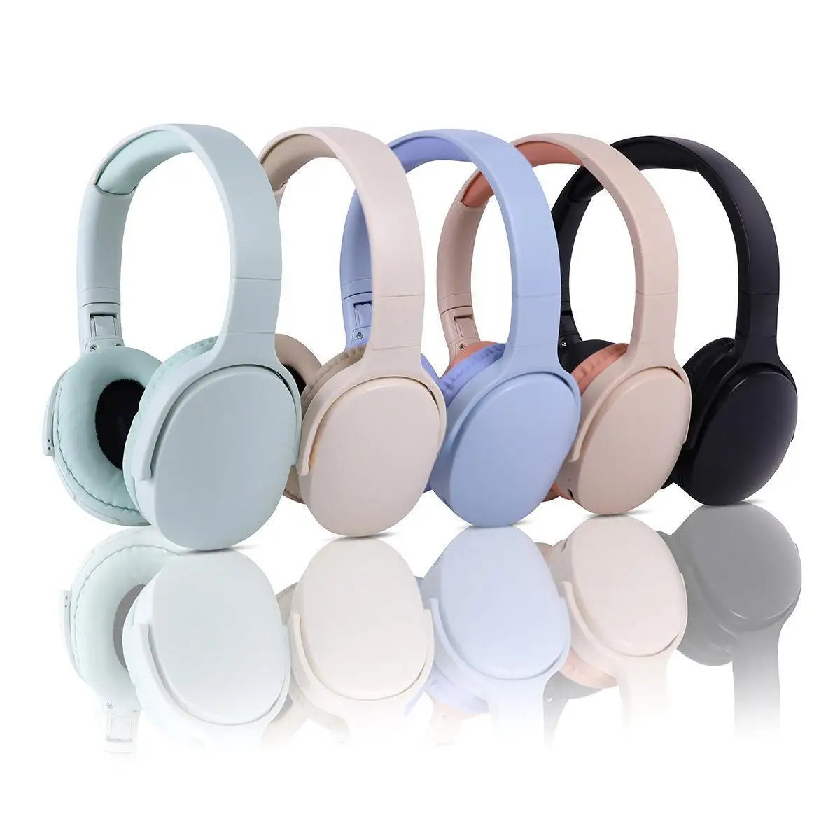 Fashionable Bluetooth wireless headphones, over-ear, deep bass, sports stereo, high fidelity, long battery life, universal BeautyBond