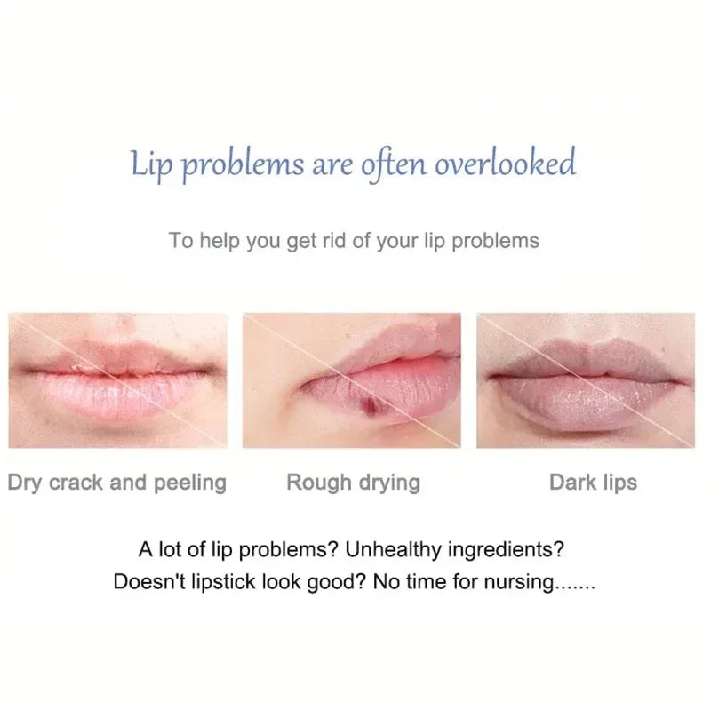 Lip Balm Exfoliating Clean Remove Dark Lip Balm Lightening Melanin Mask Gloss Oil Moisturizer Dead Skin Repair Lip Care Makeup BeautyBond