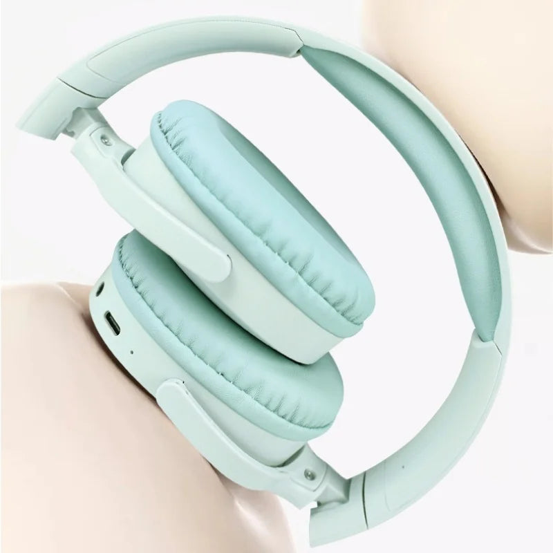 Fashionable Bluetooth wireless headphones, over-ear, deep bass, sports stereo, high fidelity, long battery life, universal BeautyBond