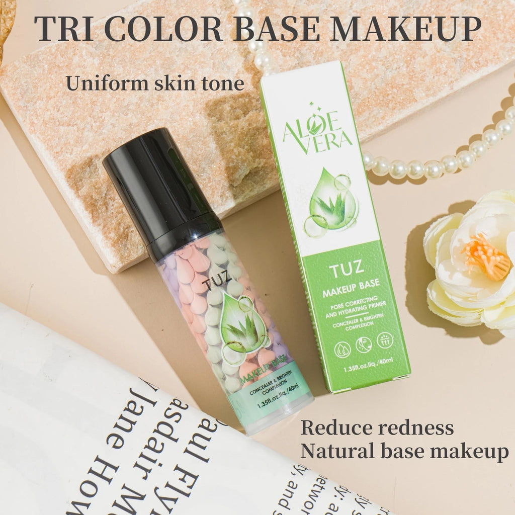 40ML Multi-effect Makeup Base, Aloe Vera Extract, Moisturising, Non-sticky Foundation,Long-lasting, Waterproof for Women and Men BeautyBond