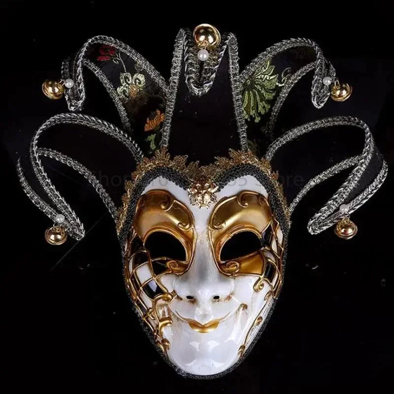 Anime Mask for Costume Party Masquerade Carnival Dionysia Halloween Christmas Classic Jester Mask 2025 BeautyBond