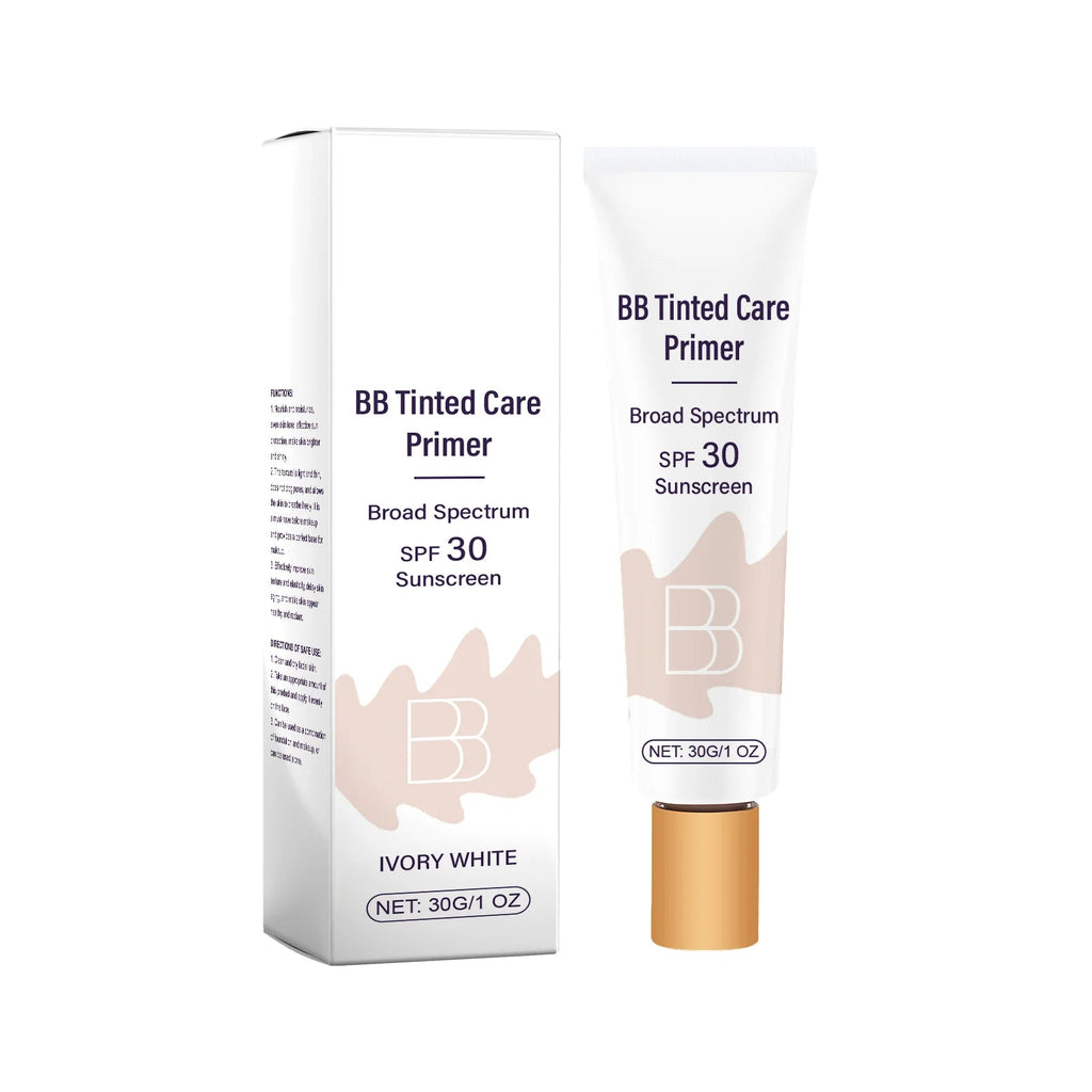 Sunscreen BB Cream Protect Sun Burn Calm Redness Balance Oil Shine Conceal Face Blemish Enhance Skin Barrier Portable Concealer BeautyBond