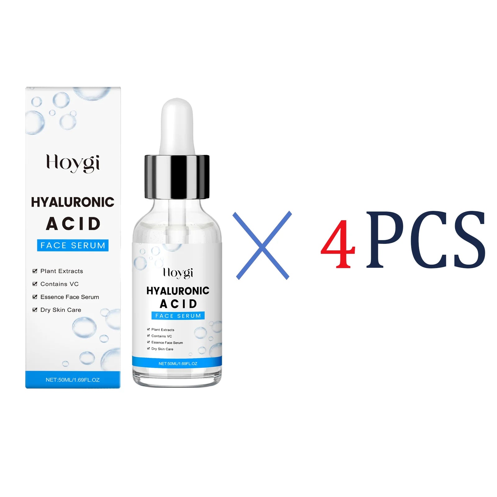 Hyaluronic Acid Serum 50ml Anti Aging Face Serum With Centella Asiatica Deep Hydration For Glowing Skin For Fine Lines Wrinkles BeautyBond