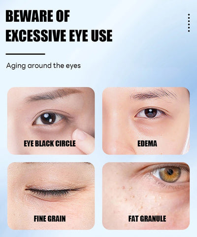Led Red Light Eye Care Therapy EMS Pulse Micro-current Device Eye Massager To Relieve Fatigue For Treatment Under Eye Wrinkle