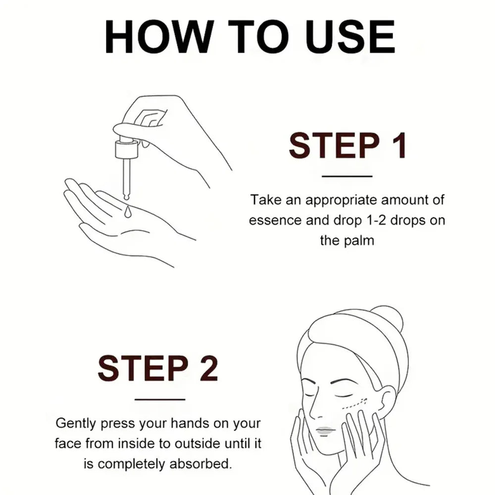 Vitamin C Facial Essence Hyaluronic Acid Dark Skin Brighten Serum Fade Fine Lines Moisturizing Repair Dull Serum Face Skin Care BeautyBond