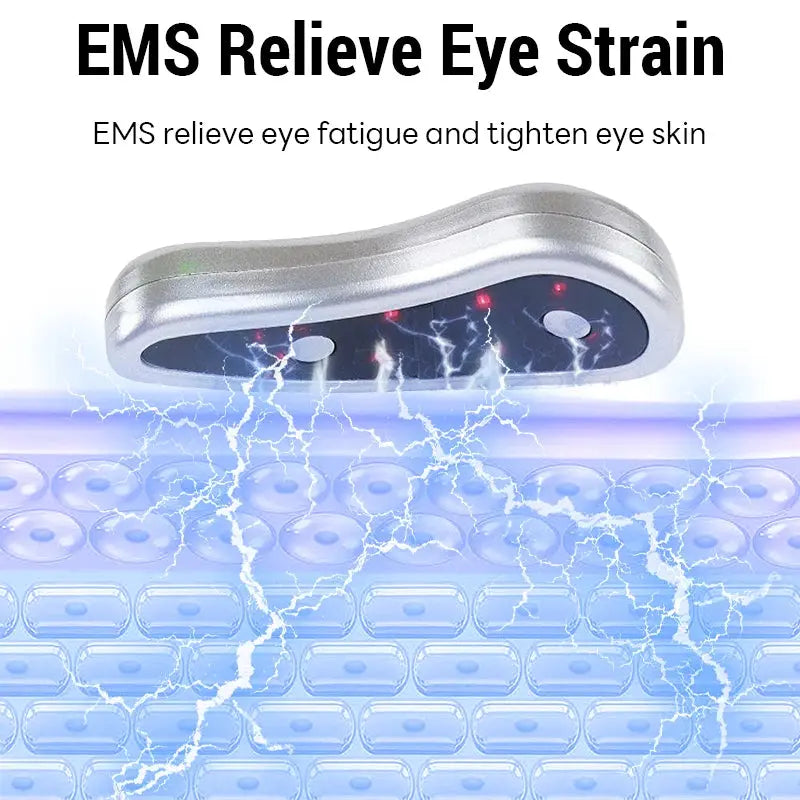 Led Red Light Eye Care Therapy EMS Pulse Micro-current Device Eye Massager To Relieve Fatigue For Treatment Under Eye Wrinkle BeautyBond