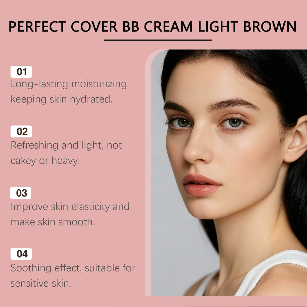 BB Cream SPF 42 PA+++ — Full Coverage Tinted Moisturizer & Foundation BeautyBond