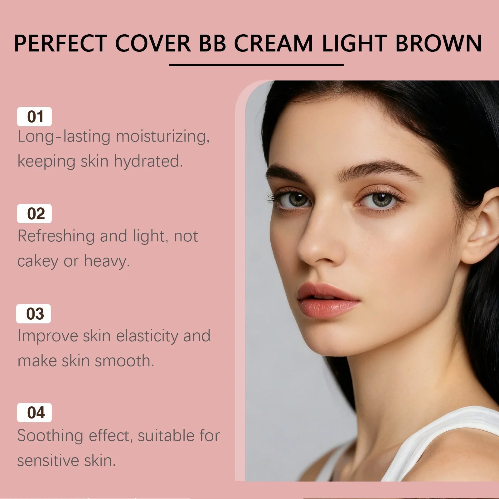 BB Cream SPF 42 PA+++ — Full Coverage Tinted Moisturizer & Foundation BeautyBond