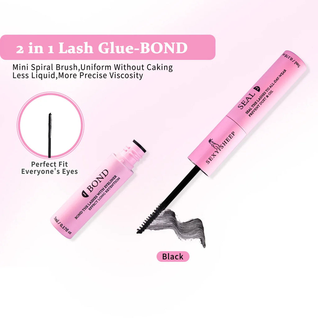 DIY Eyelash Extension Kit 200pcs Individual Lashes Cluster D Curl, 8-16mm Mix Lash Clusters with Lash Tweezers BeautyBond