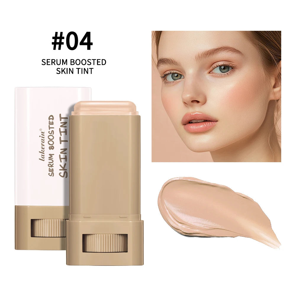 New Balm Serum Boosted Skin Tint Silky Texture Moisturizing Coverage Plumper Even Skin Tone Best Stick Foundation Travel Makeup BeautyBond