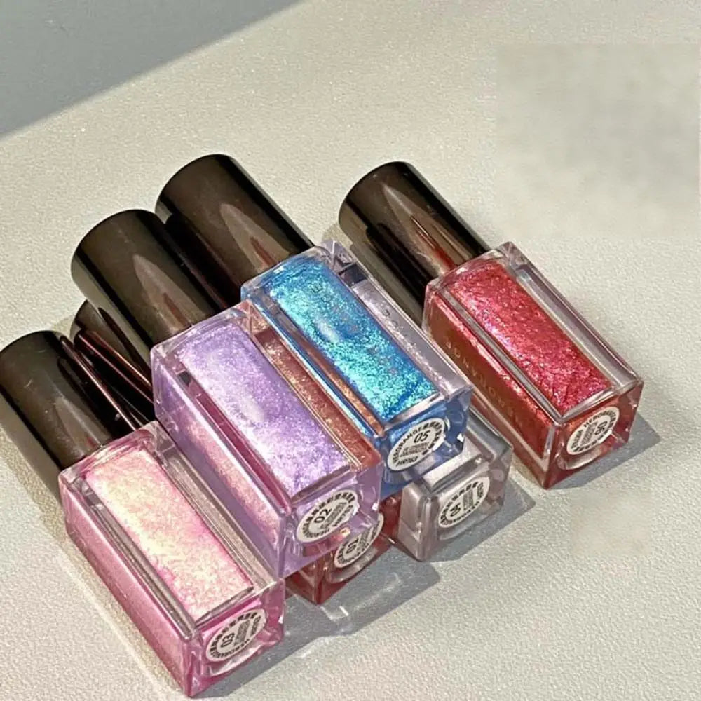 HERORANGE Glittering Mirror Lip Glaze, Watery Shimmering Light Lip Gloss Makeup 6 Colors, Hydrating Moisturizing, Long Lasting BeautyBond