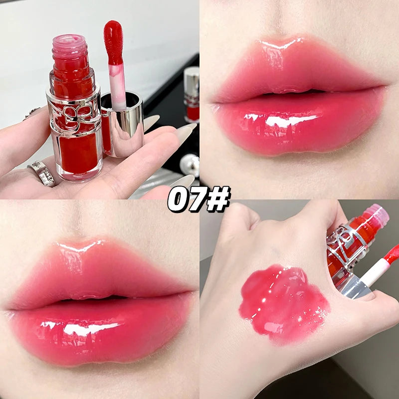 Summer Shining Mirror Lip Gloss (Moisturizing Shining Gloss Lip Gloss, 8 Colors, Moisturizing and Moisturizing, Durable) BeautyBond