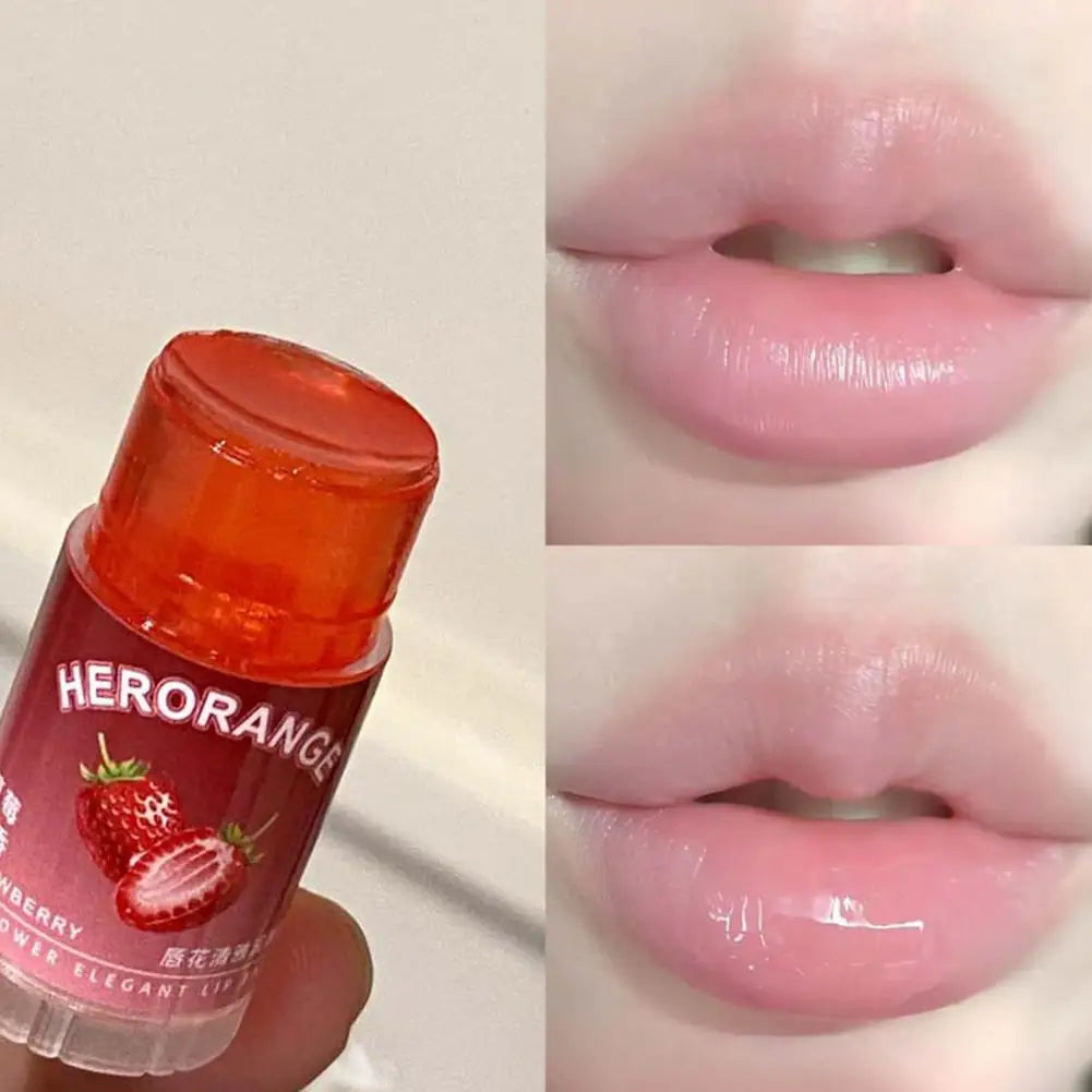 Moisturizing Lip Balm — Natural Plant Hydrating, Anti-Dryness & Fruity Jelly Daily Lip Care BeautyBond