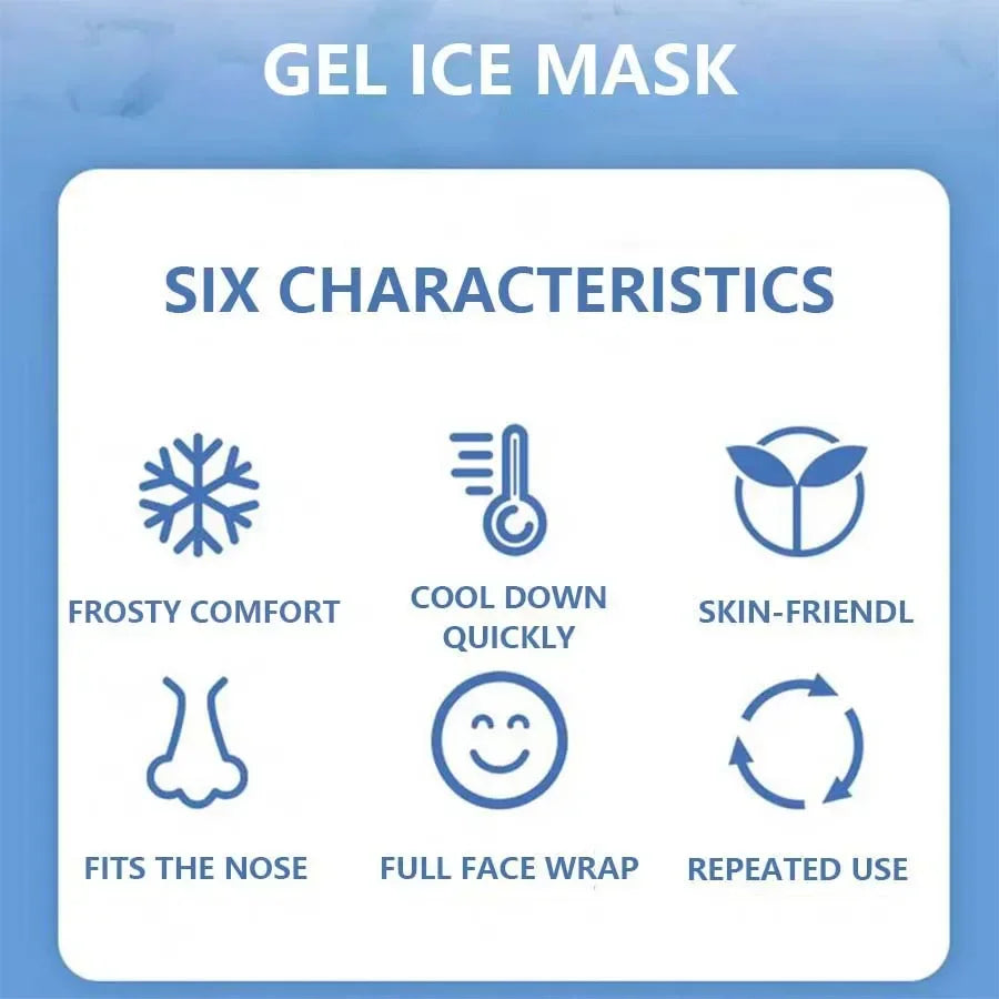 Cooling Gel Face & Eye Mask — Hot & Cold Therapy for Skin Firming BeautyBond