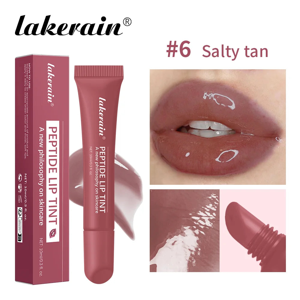 10ml Mirror Lip Glaze Moisturizes Jelly Lip Enrichment Oil Lasting Water Light Glass Lip Oil Remove Line Lip Protection Serum BeautyBond