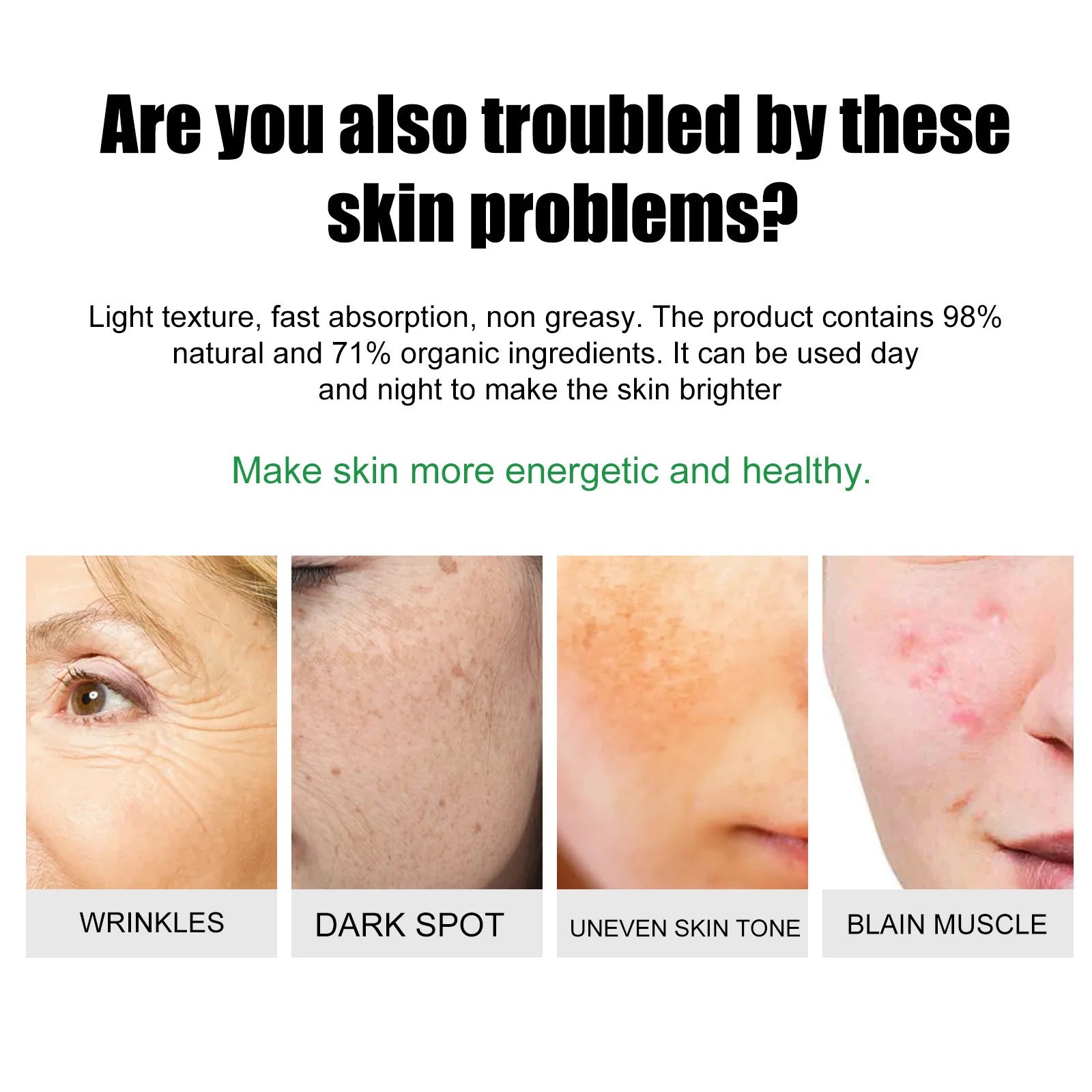Skin Repair Cream Improves Dull Skin, Moisturizes and Cleanses Acne, Skin Repair and Care Cream BeautyBond
