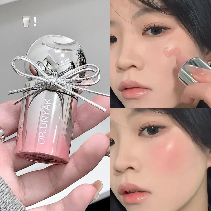 Liquid Blush Stick Waterproof Long-Lasting Jelly Color Multi-purpose Blush Liquid for Lips and Cheek face Contour Blusher Makeup BeautyBond