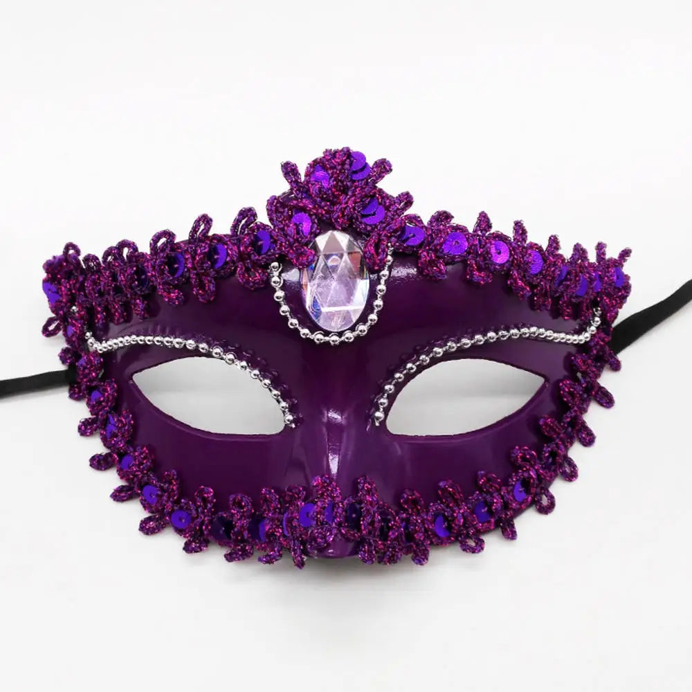 1 Pcs Venetian Masquerade Tiara Eye Mask Sexy Women Mask For Halloween Party Theater Performance Costume Party BeautyBond