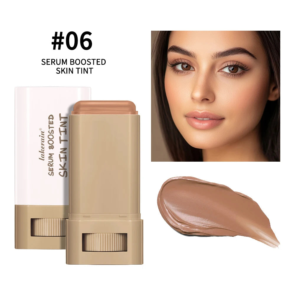 New Balm Serum Boosted Skin Tint Silky Texture Moisturizing Coverage Plumper Even Skin Tone Best Stick Foundation Travel Makeup BeautyBond