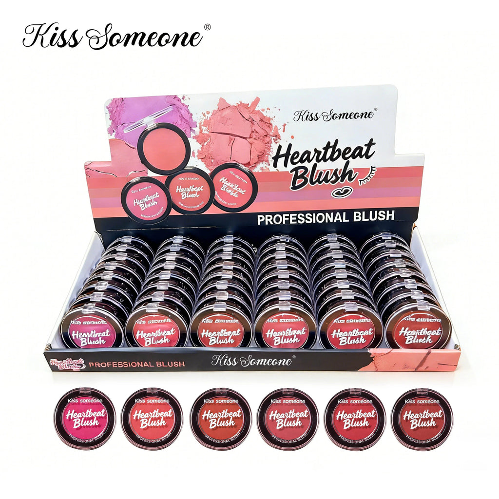 Blush for Cheeks, Matte Powder Blush Palette, Vegan, Cruelty-Free, High Pigment, Long Lasting, Buildable, Lightweight, Velvety BeautyBond