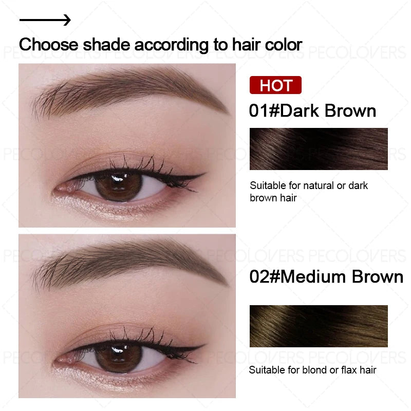 Waterproof Eyebrow Stamp Kit — 3-Piece Brow Stencil Set BeautyBond