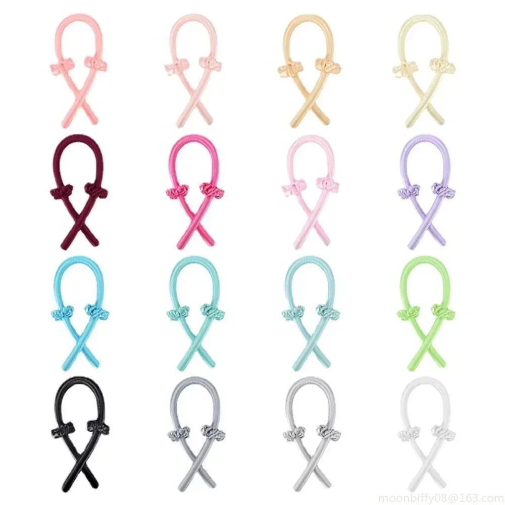 Heatless Curling Rod Headband No Heat Silk Curls Ribbon Hair Rollers Sleeping Soft Headband Lazy Hair Curlers Hair Styling Tools BeautyBond