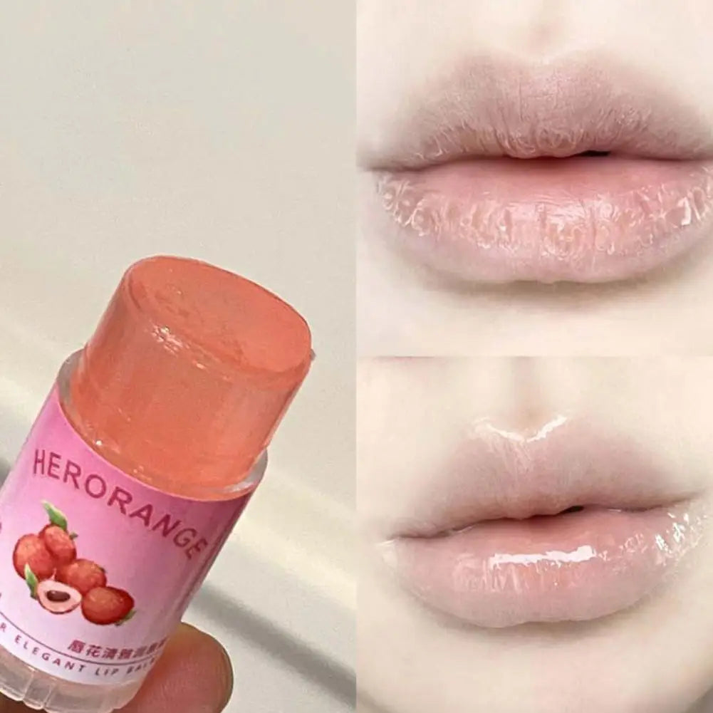 Moisturizing Lip Balm — Natural Plant Hydrating, Anti-Dryness & Fruity Jelly Daily Lip Care BeautyBond