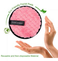 4-Piece Makeup Remover Microfiber Pads - Reusable Makeup Removing Towels, Gentle Cleansing Sponges for Face and Skin, Washable E BeautyBond