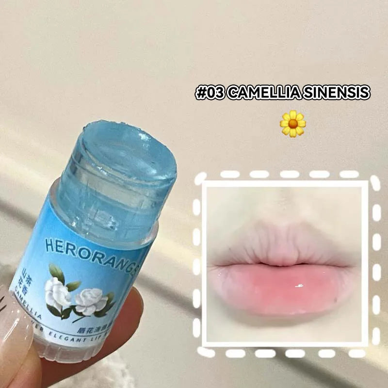 Herorange Lip Balm: Elegant and Moisturizing, Deeply Hydrating, Prevents Chapped Lips, a Must-Have for Autumn and Winter, Improves Lip Lines, Tinted Version, Naturally Enhances Makeup, Perfect for Daily Use and Commuting. BeautyBond
