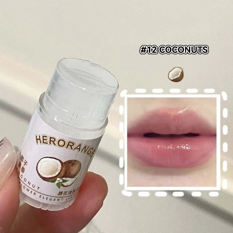 Herorange Lip Balm: Elegant and Moisturizing, Deeply Hydrating, Prevents Chapped Lips, a Must-Have for Autumn and Winter, Improves Lip Lines, Tinted Version, Naturally Enhances Makeup, Perfect for Daily Use and Commuting. BeautyBond