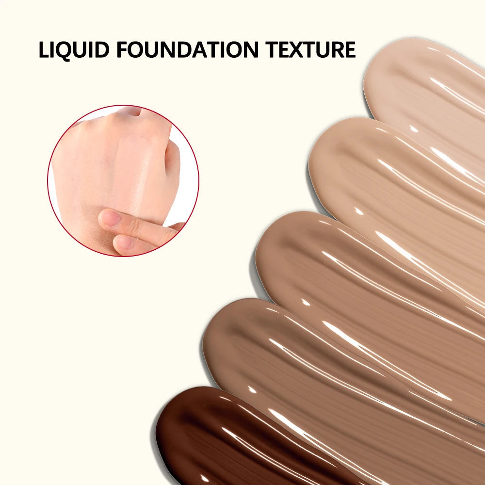 Matte Foundation Base Blur Soft Focus Matte Full Coverage Natural Fit Face Makeup Lightweight Long-Lasting Concealer BB Cream BeautyBond