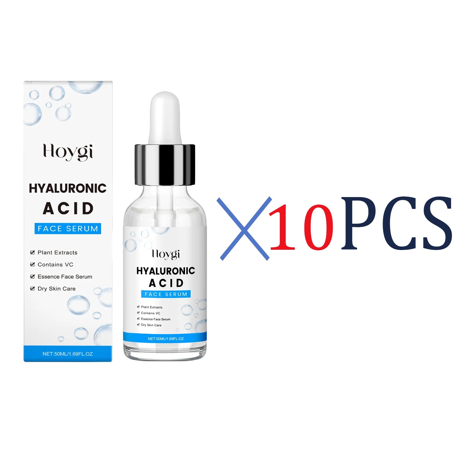 Hyaluronic Acid Serum 50ml Anti Aging Face Serum With Centella Asiatica Deep Hydration For Glowing Skin For Fine Lines Wrinkles BeautyBond