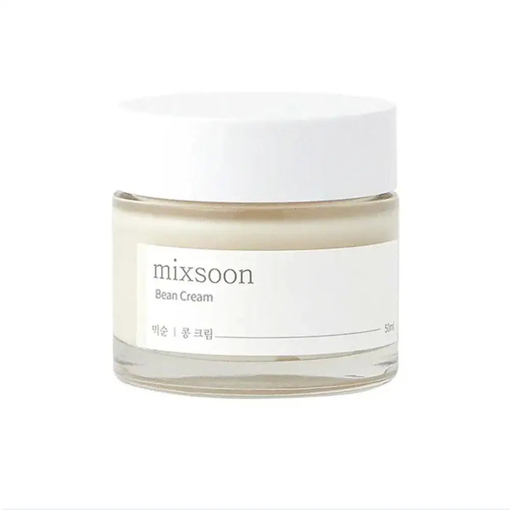 Korean Mixsoon Bean Cream Essence Sunscreen Centella Facial Cleaner Moisturizing Soothing Enhance Skin Elasticity Oil Control BeautyBond