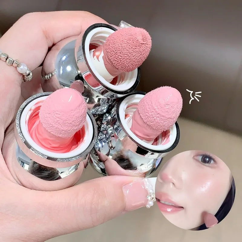 Liquid Blush Stick Waterproof Long-Lasting Jelly Color Multi-purpose Blush Liquid for Lips and Cheek face Contour Blusher Makeup BeautyBond